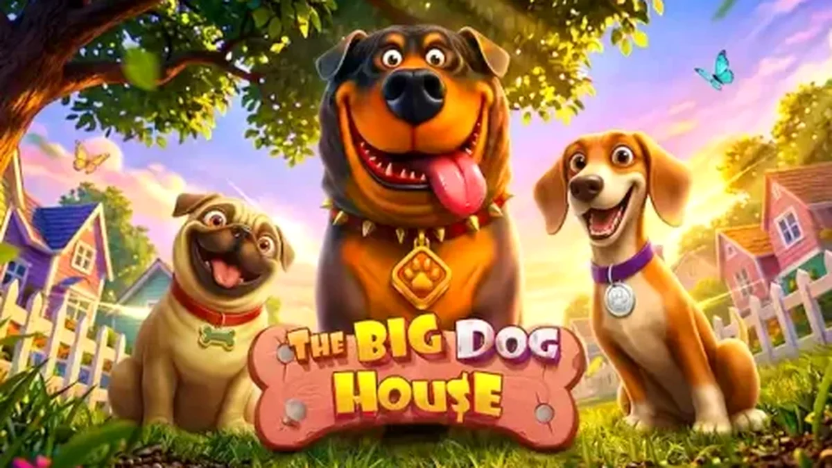 The Big Dog House slot machine interface